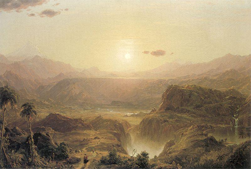 Frederic Edwin Church The Andes of Ecuador oil painting image